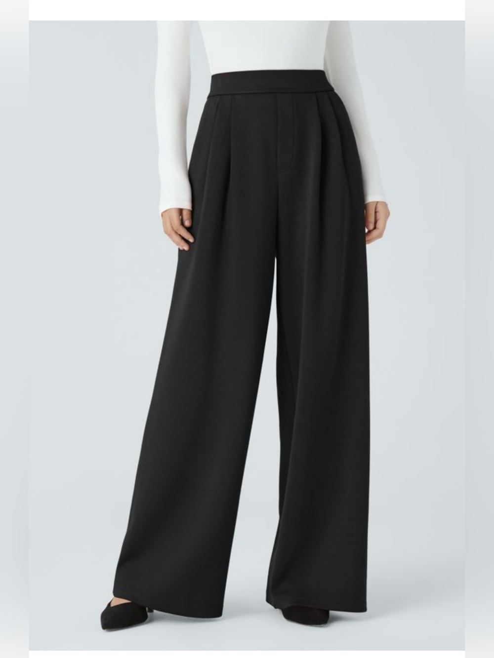 Women’s NWT Halara Flex High Waisted Pocket Wide Leg Work Pants - XL